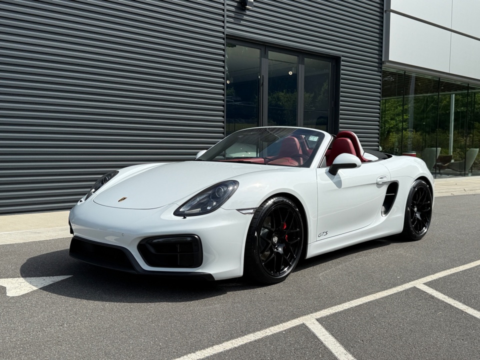 White 2015 Porsche Boxster Convertible Rear-Wheel Drive Automatic