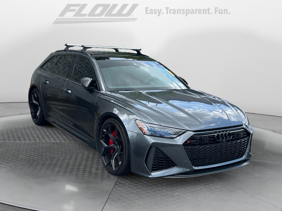 Gray 2024 Audi RS 6 Avant Wagon All-Wheel Drive Automatic