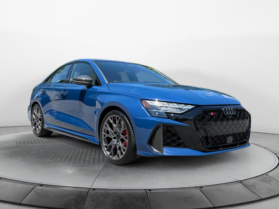 Blue 2026 Audi RS 3 Sedan All-Wheel Drive Automatic