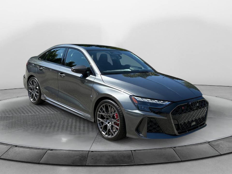 Gray 2026 Audi RS 3 Sedan All-Wheel Drive Automatic