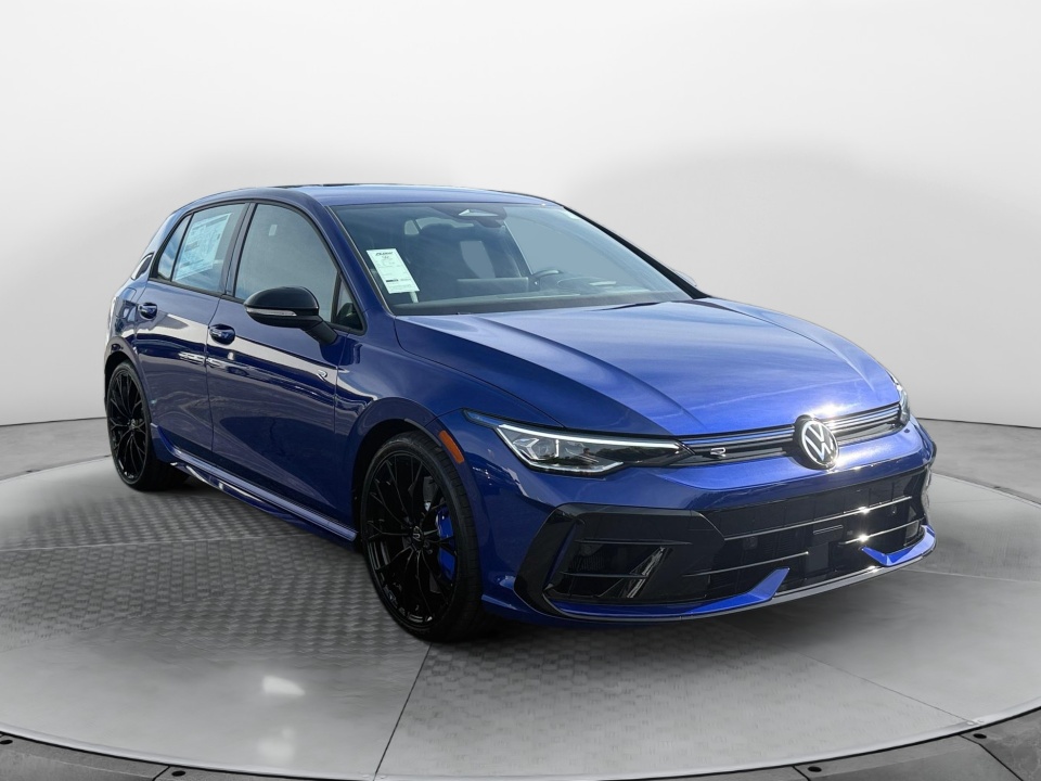 Blue 2026 Volkswagen Golf R Hatchback All-Wheel Drive Automatic