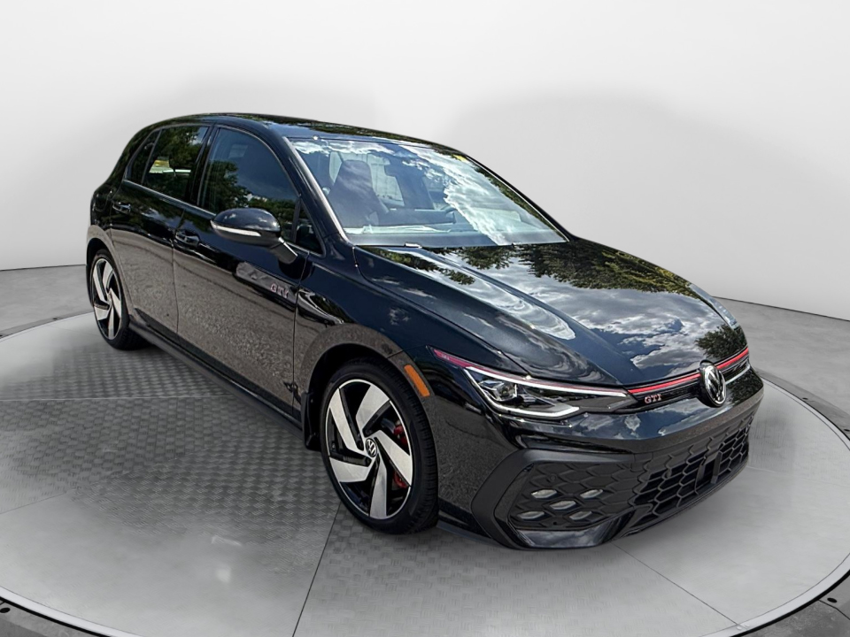 Black 2026 Volkswagen Golf GTI Hatchback Front-Wheel Drive Automatic