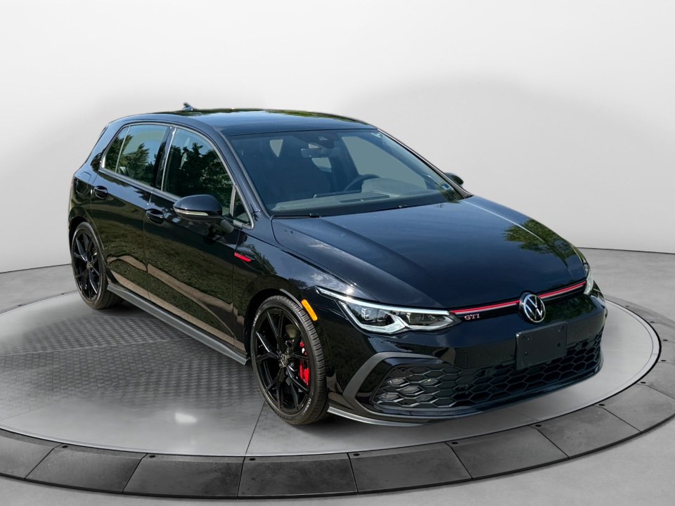 Black 2024 Volkswagen Golf GTI Hatchback Front-Wheel Drive Manual