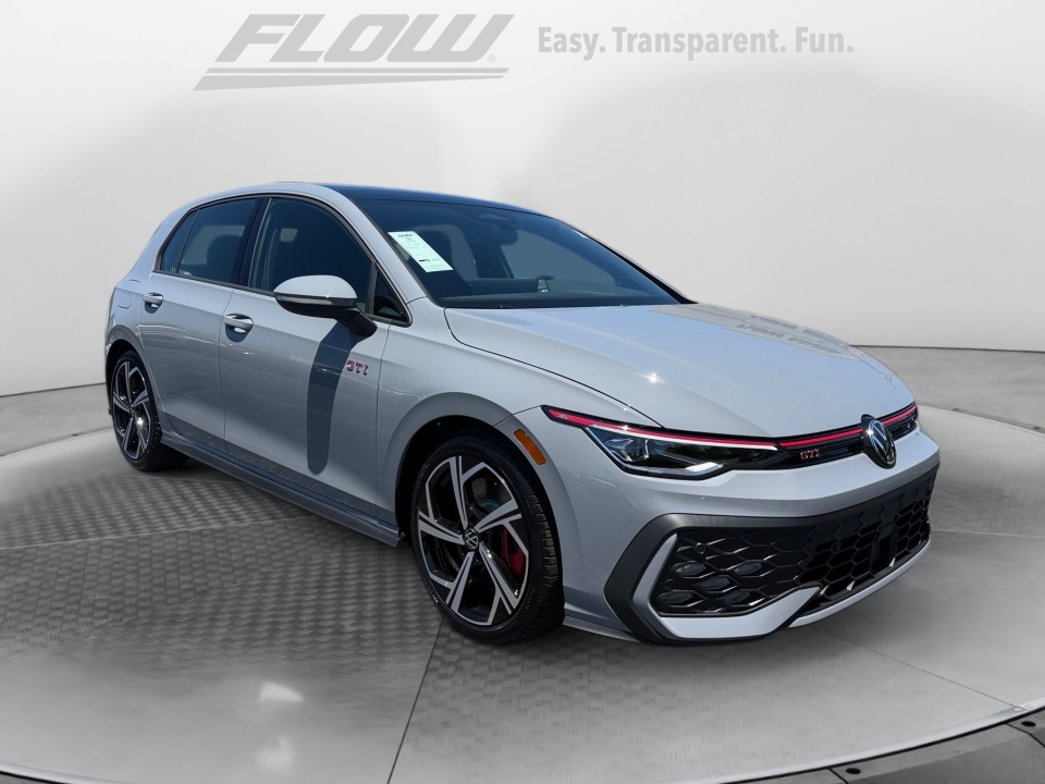 Gray 2026 Volkswagen Golf GTI SE FWD Hatchback Front-Wheel Drive Automatic
