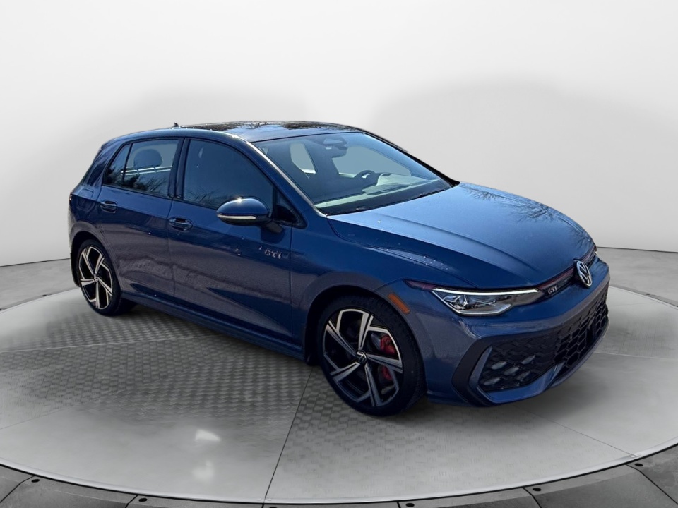 Blue 2026 Volkswagen Golf GTI Hatchback Front-Wheel Drive Automatic
