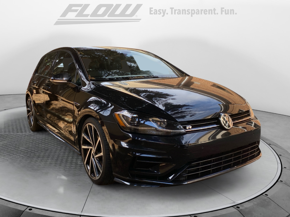 Black 2018 Volkswagen Golf R Hatchback All-Wheel Drive Automatic